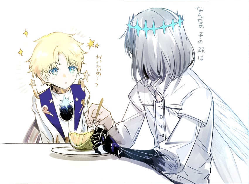 oberon and voyager (fate and 1 more) drawn by aki_(neyuki41028)