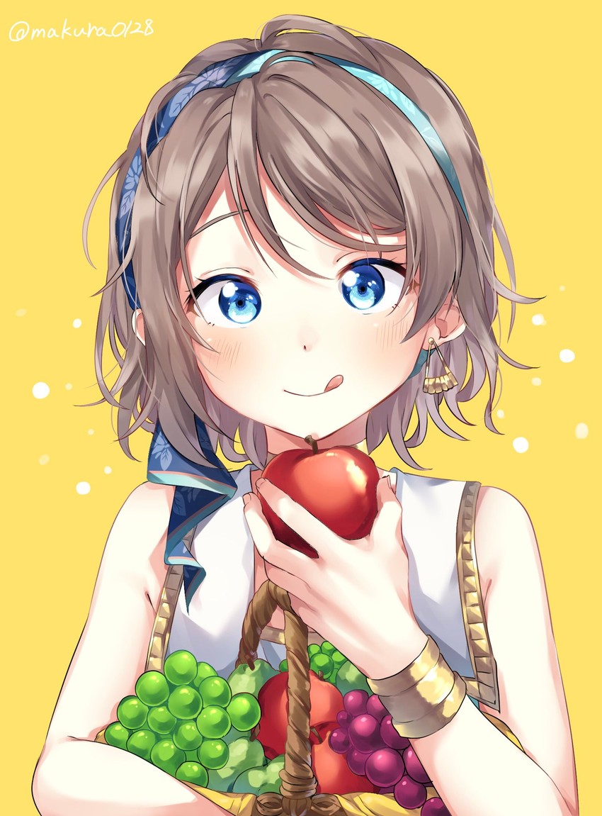 watanabe you (love live! and 1 more) drawn by makura_(makura0128)