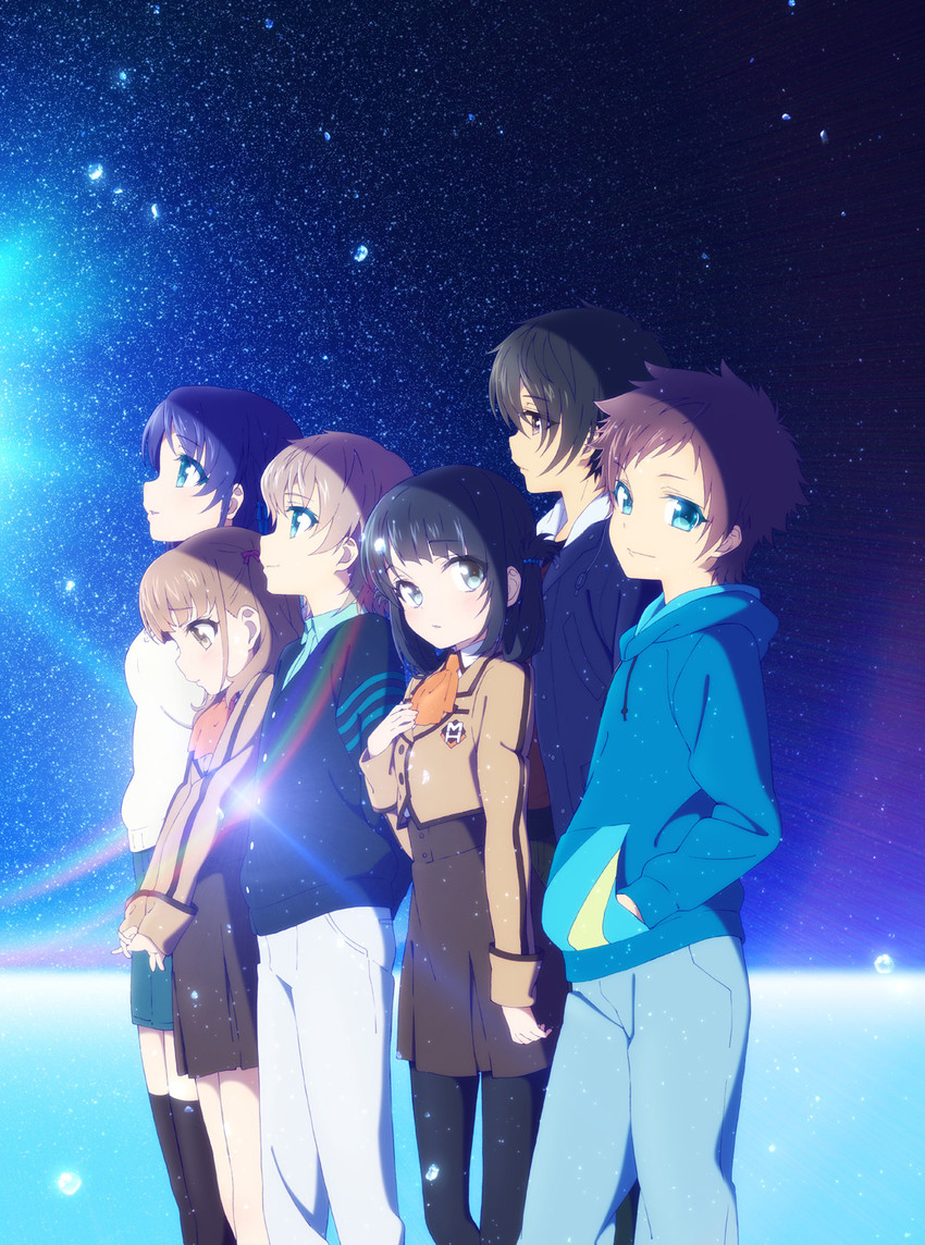 hiradaira chisaki, shiodome miuna, kihara tsumugu, hisanuma sayu, isaki kaname, and 1 more (nagi no asukara)