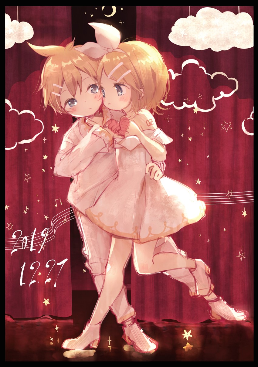 kagamine rin and kagamine len (vocaloid) drawn by coco_(hinatacoco)
