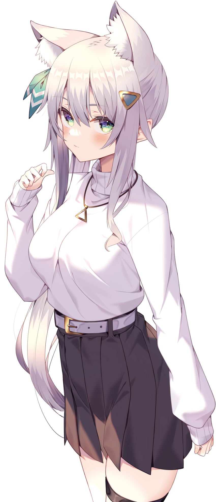hizuki miu (wactor production) drawn by jun_(aousa0328)