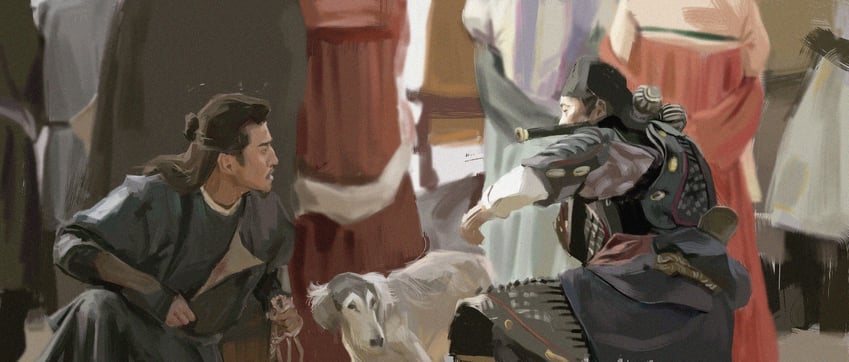 zhang xiaojing and cui qi (chang'an shier shichen) drawn by shiiirooo