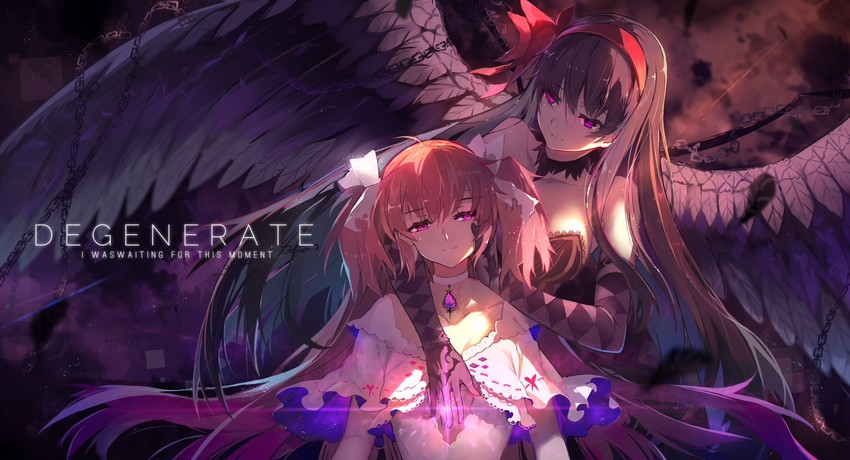 akemi homura, kaname madoka, ultimate madoka, and akuma homura (mahou shoujo madoka magica and 1 more) drawn by baisi_shaonian