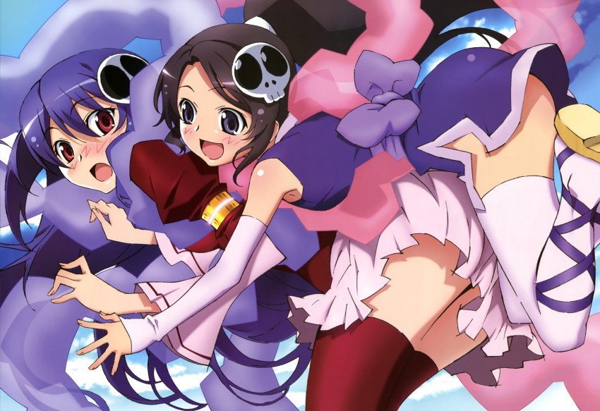elysia de lute ima and haqua d'rot herminium (nyantype and 1 more) drawn by kawamura_toshie and suwa_masahiro