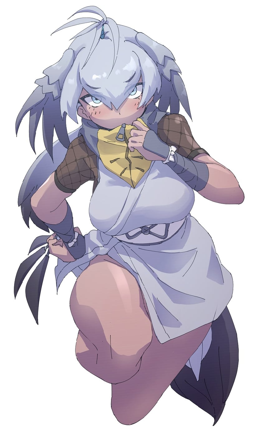 shoebill (kemono friends and 1 more) drawn by lowlandgorilla