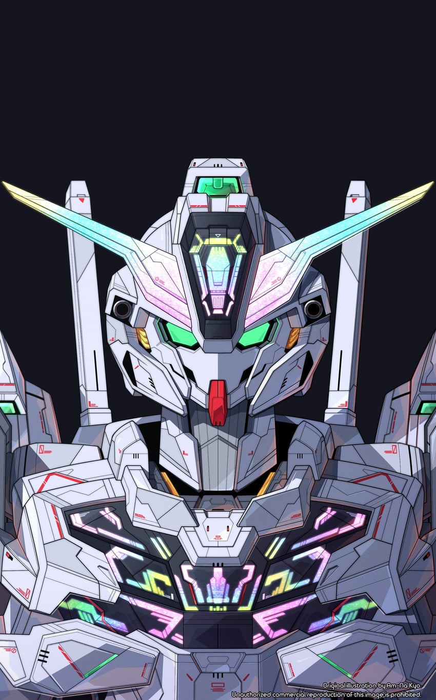 gundam calibarn (gundam and 1 more) drawn by azzalea