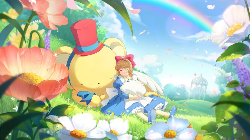 kinomoto sakura and kero (cardcaptor sakura and 2 more)