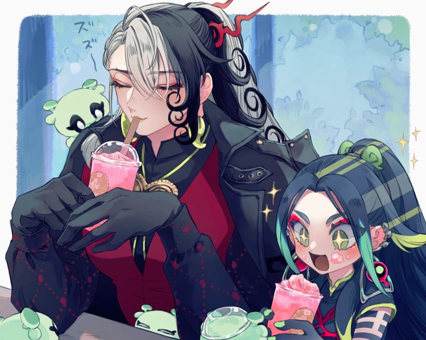 ashiya douman, con, and taisui xingjun (fate and 1 more) drawn by raikoko19