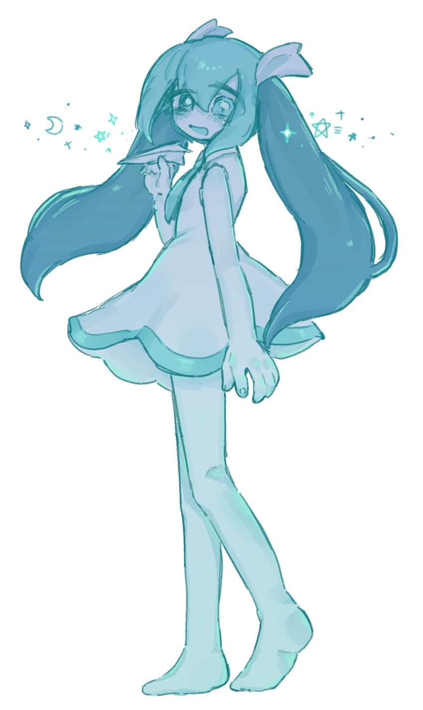 hatsune miku (vocaloid and 1 more) drawn by agpgwm