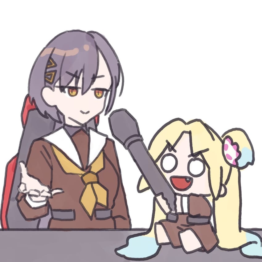 osawa rurino and katsuragi izumi (love live! and 1 more) drawn by sunkeun