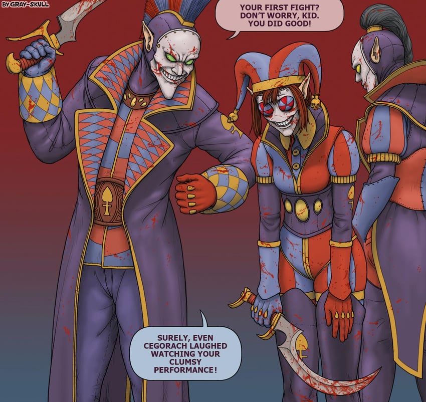 pomni (warhammer 40k and 1 more) drawn by gray-skull