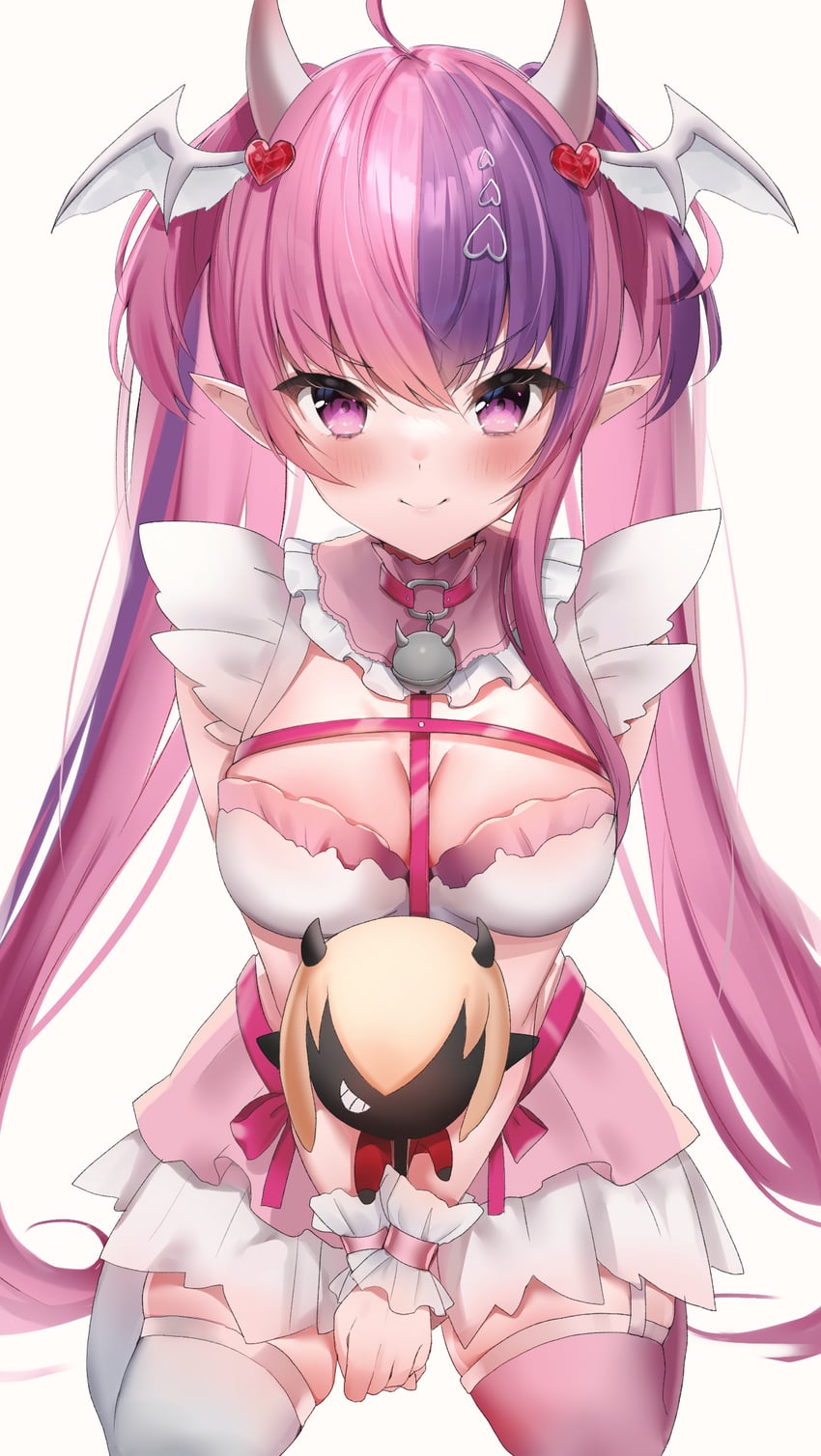 ironmouse and demon-chan (vshojo and 1 more) drawn by maru_ccy