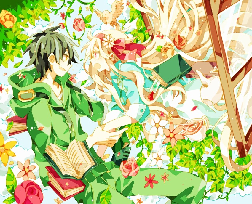 kozakura marry and seto kousuke (kagerou project) drawn by shirotsuki_(sirokuro815)