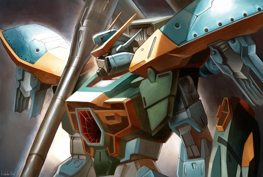 calamity gundam (gundam and 1 more) drawn by kishida_kai