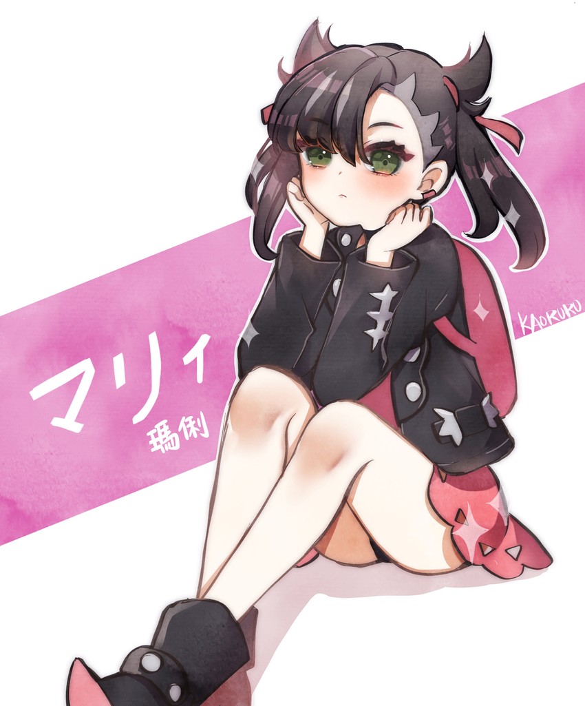 marnie (pokemon and 1 more) drawn by kaoruru_(sakuno2911)