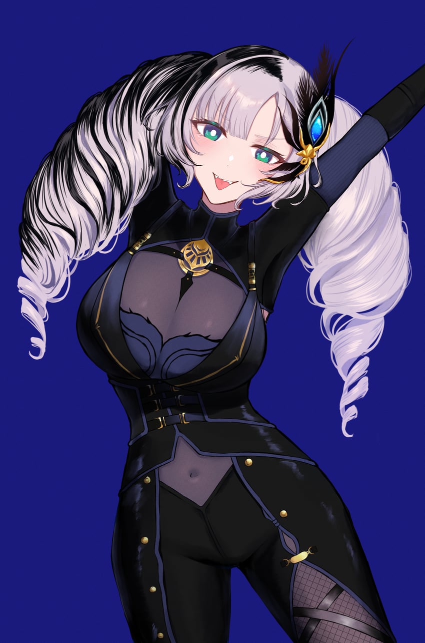 pavolia reine (hololive and 1 more) drawn by haru_(fygzg63)