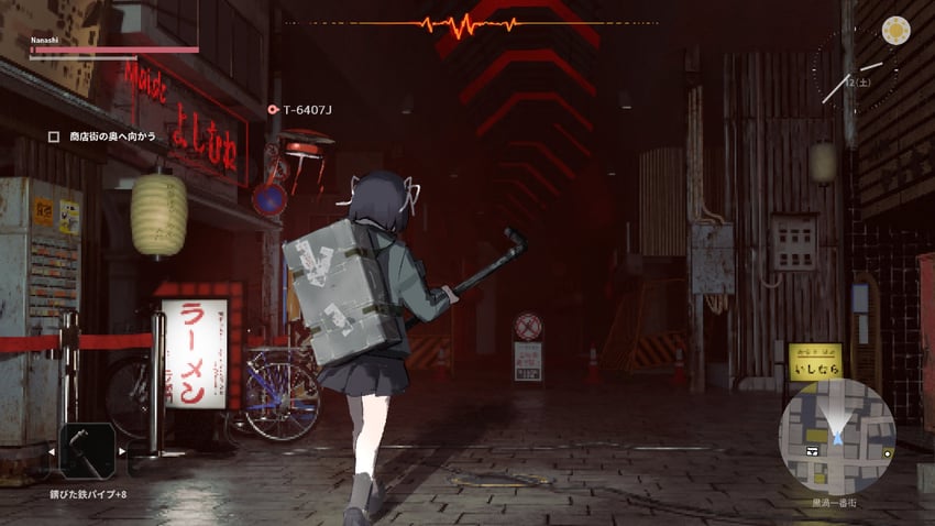 protagonist and t-6407j (lost property control organization) drawn by samidare_(hoshi)