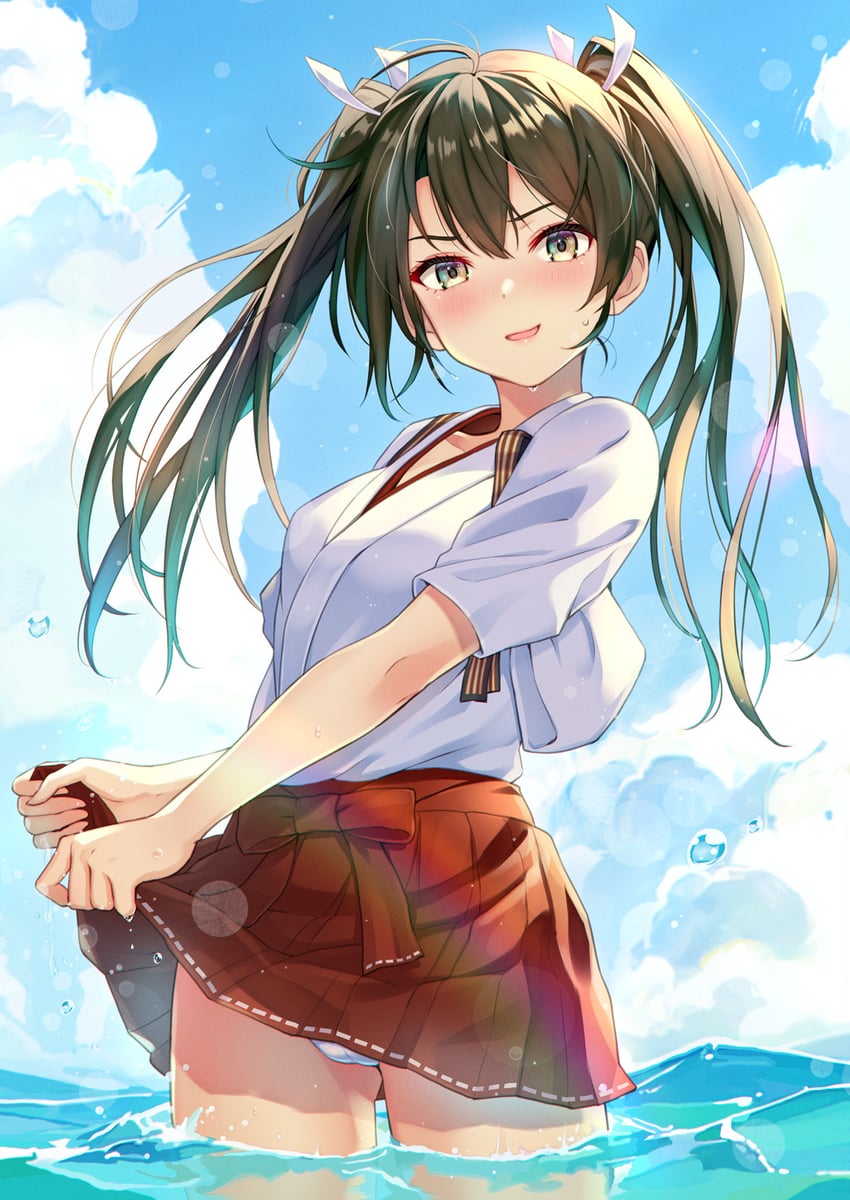 zuikaku (kantai collection and 1 more) drawn by kanden_sky