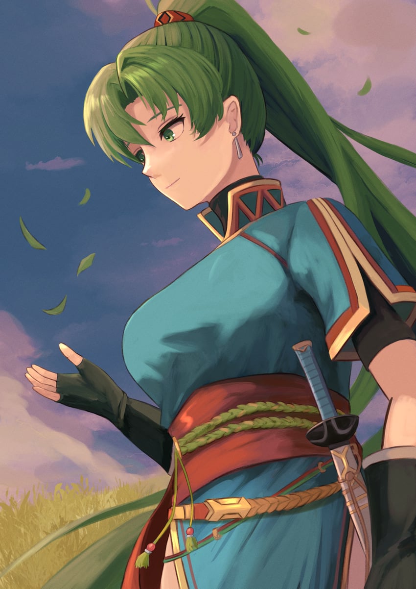 lyn (fire emblem and 1 more) drawn by labebebe_lee