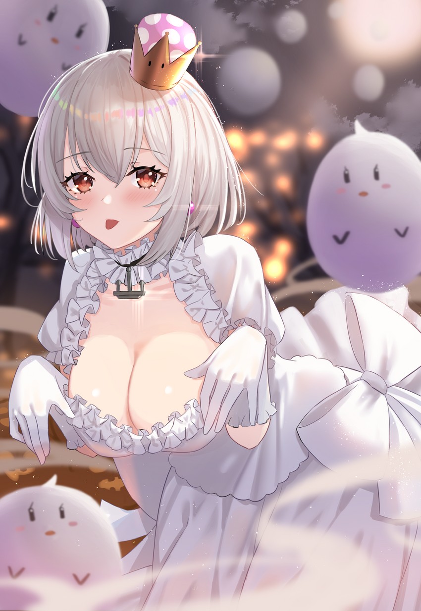 manjuu, sirius, and princess king boo (azur lane and 2 more) drawn by kuwahara_taiki