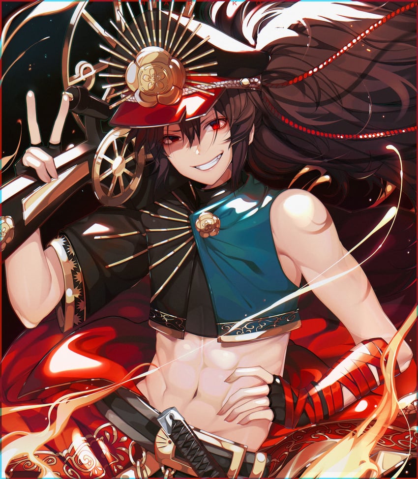 oda nobunaga and oda kippoushi (fate and 2 more) drawn by chariko