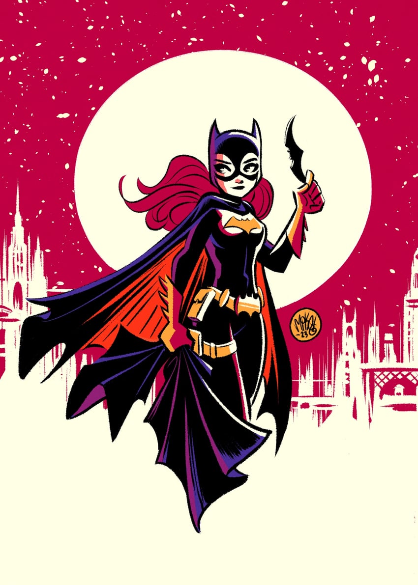 batgirl and barbara gordon (dc comics) drawn by mikemaihack