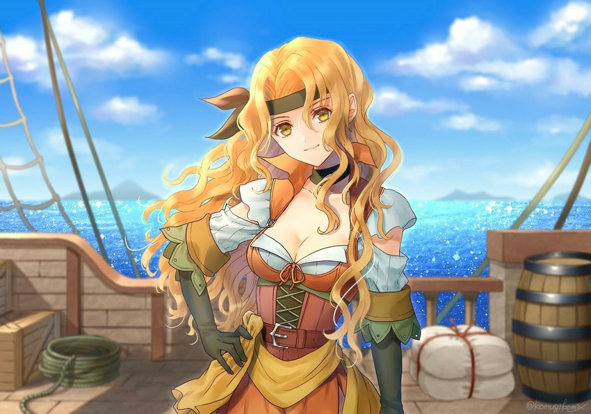 brigid (fire emblem and 2 more) drawn by hanasaki_komugi