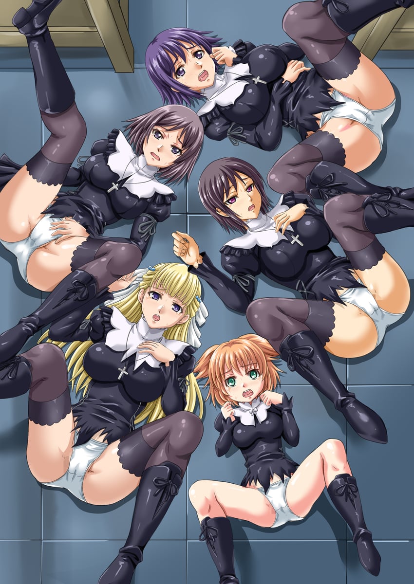ekaterina kurae and teresa beria (seikon no qwaser) drawn by nao_takami