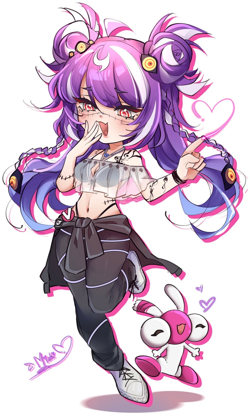 michi mochievee and jared (vshojo) drawn by misakii_art