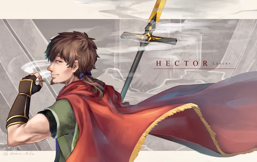hector (fate and 1 more) drawn by donburi_mafia