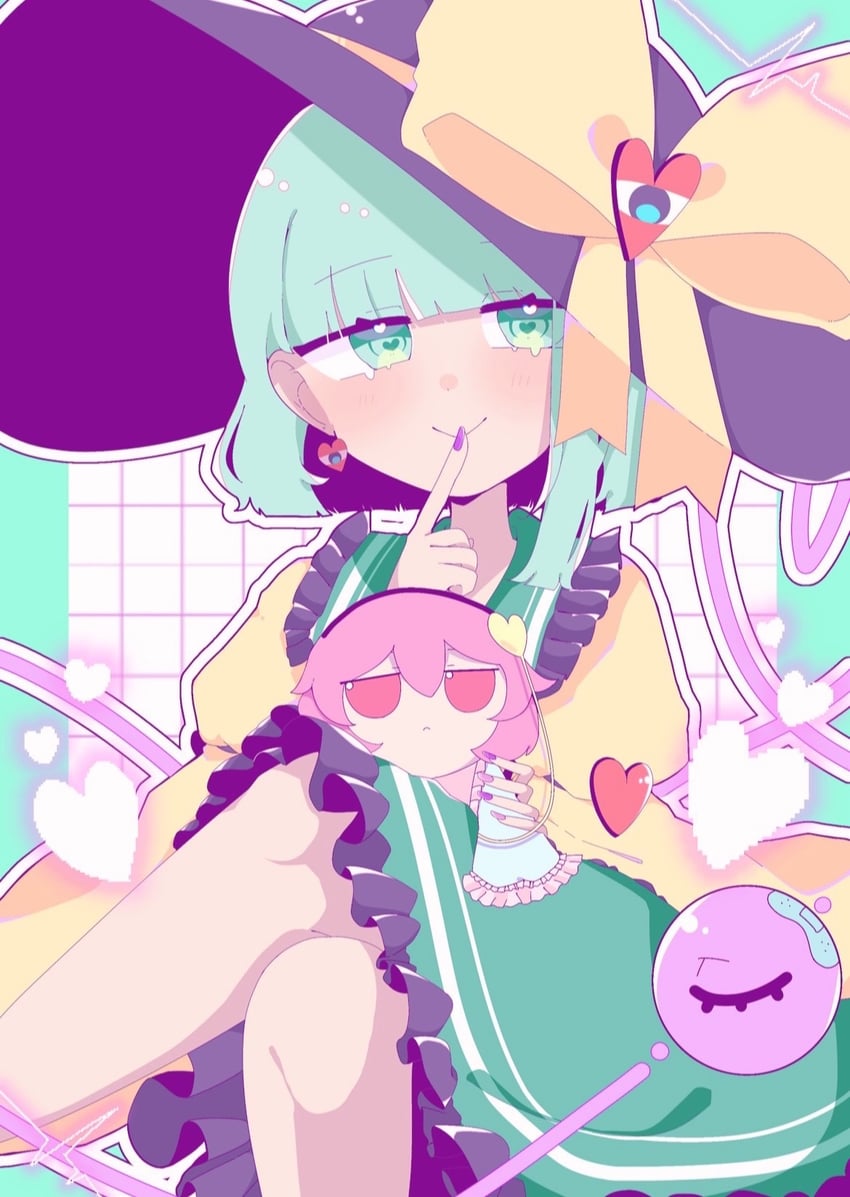 komeiji koishi and komeiji satori (touhou) drawn by mint_onyo