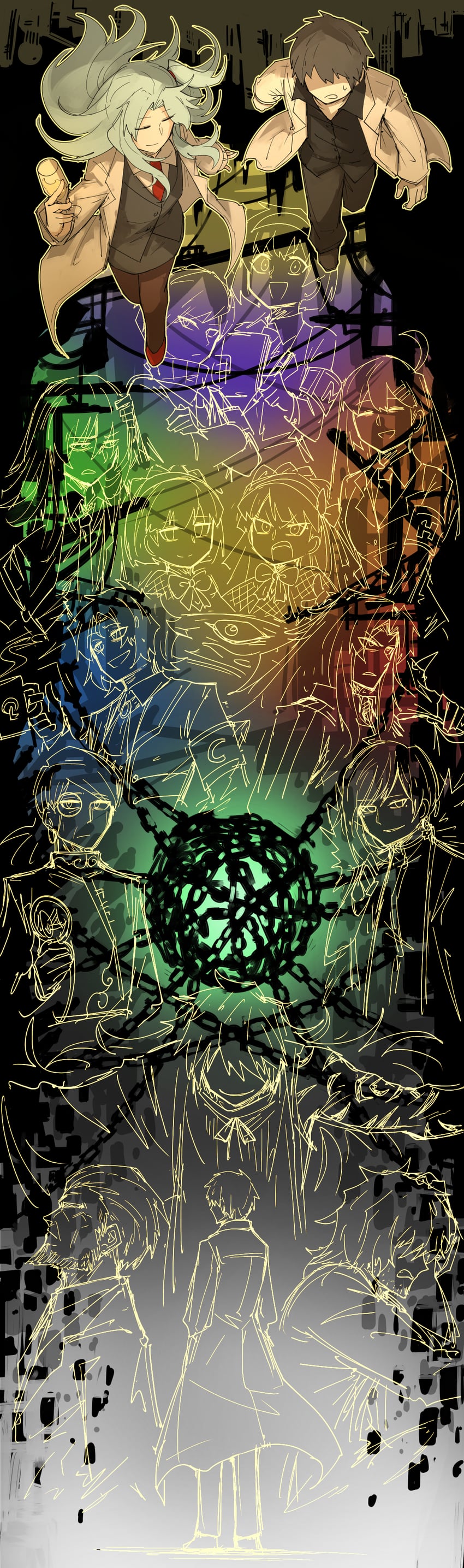 angela, netzach, binah, hod, malkuth, and 10 more (project moon and 1 more) drawn by kankan33333