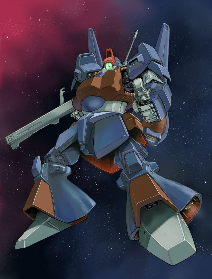 rick dias (gundam and 1 more) drawn by saitani_umetarou