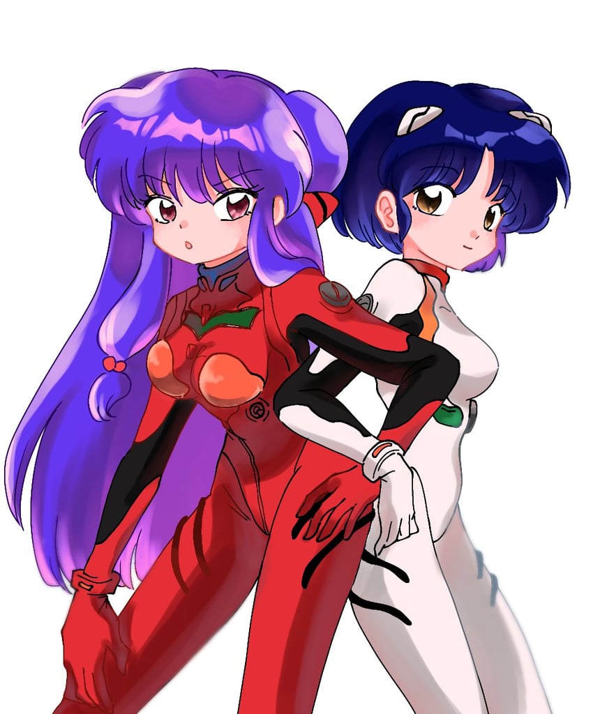 souryuu asuka langley, ayanami rei, shampoo, and tendou akane (neon genesis evangelion and 1 more)