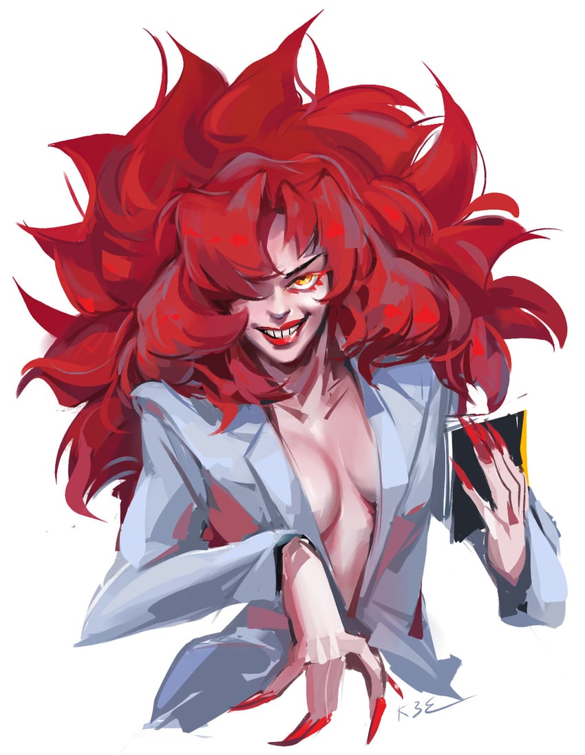 psycho jenny (devilman and 1 more) drawn by kanda3egle
