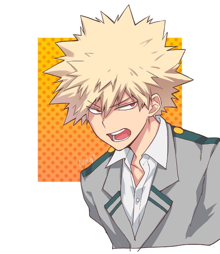 bakugou katsuki (boku no hero academia) drawn by nagiayase