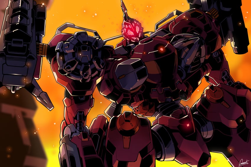 handler walter and hal 826 (armored core and 1 more) drawn by cosmo-5