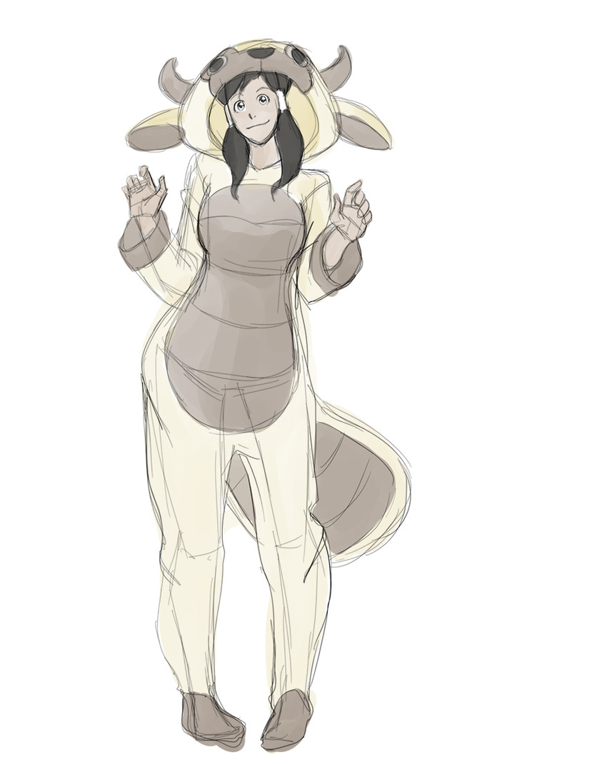 korra (yuruyuri and 2 more) drawn by william_ruzicka