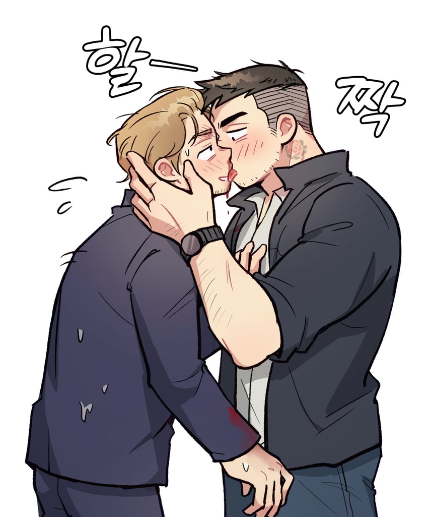 david king and felix richter (dead by daylight) drawn by wasted_m9