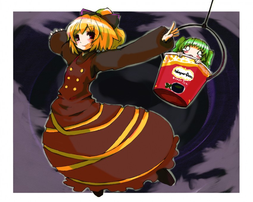 kurodani yamame and kisume (touhou) drawn by luft_(luft_dokka)