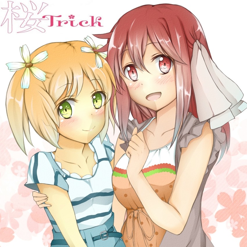 takayama haruka and sonoda yuu (sakura trick) drawn by matsurika_(j297021302)