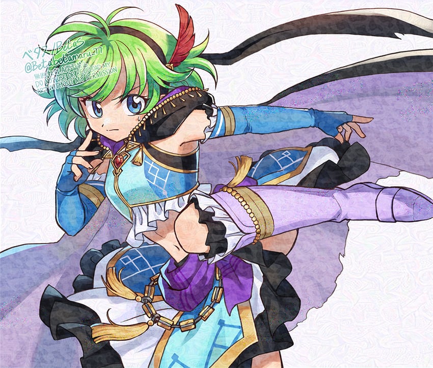nino (fire emblem and 2 more) drawn by betabetamaru
