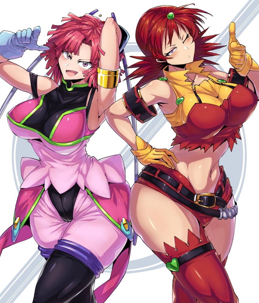 rinon toros and naomi fluegel (zoids and 1 more) drawn by shimure_(460)