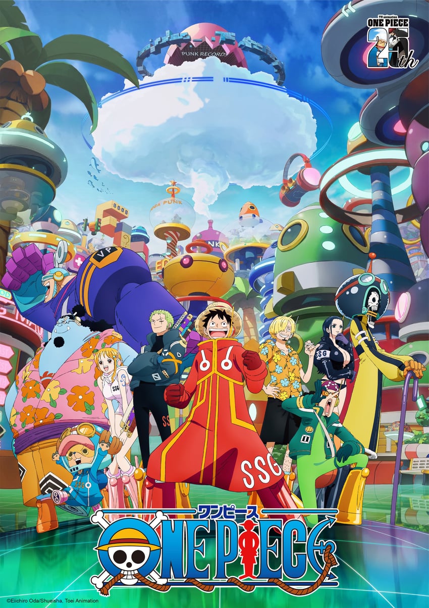 nami, monkey d. luffy, nico robin, roronoa zoro, sanji, and 5 more (one piece) drawn by matsuda_midori
