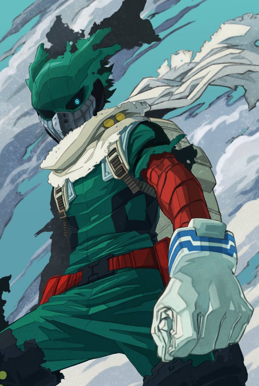 midoriya izuku (boku no hero academia) drawn by yomoyama_yotabanashi