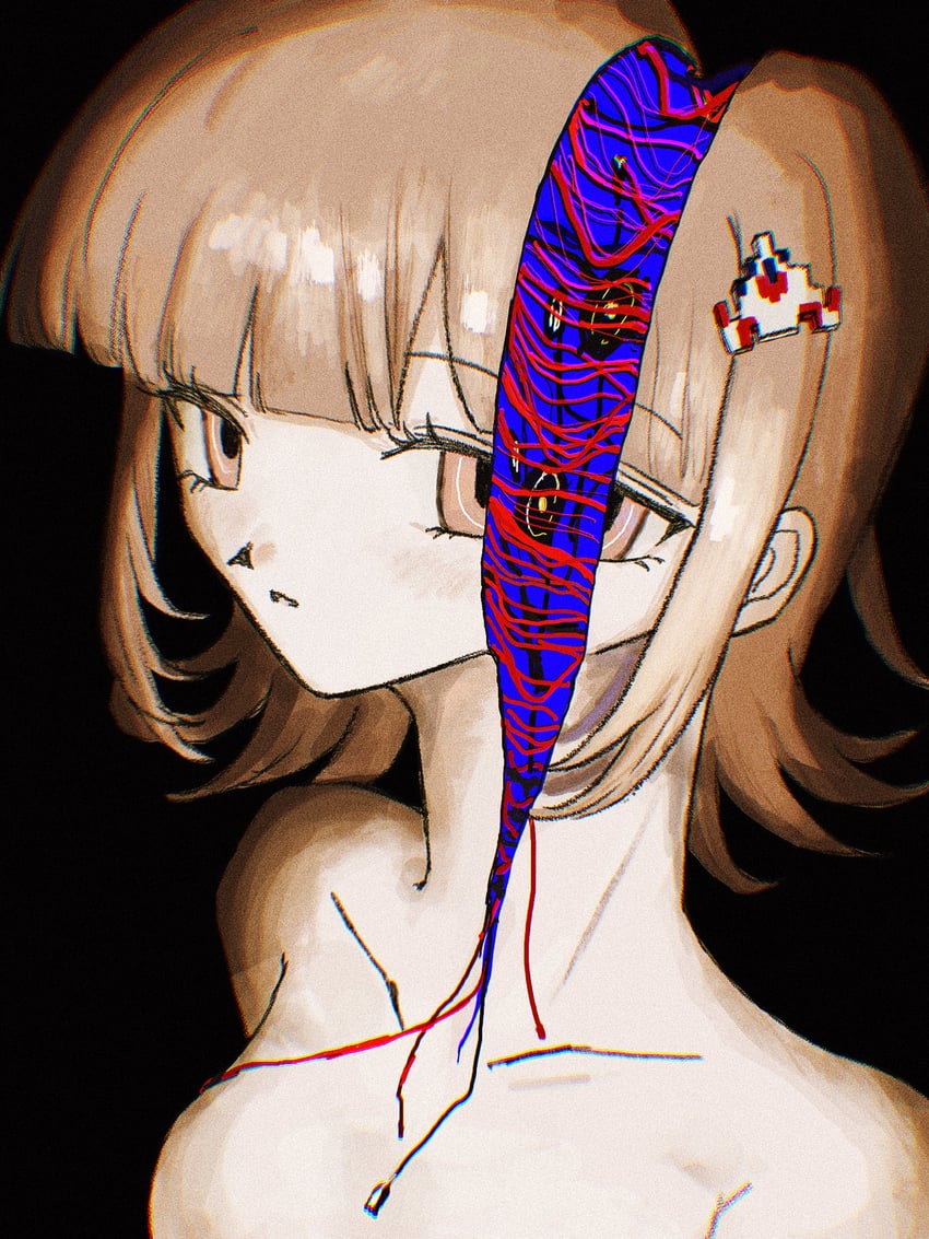 nanami chiaki (danganronpa and 2 more) drawn by odei_55