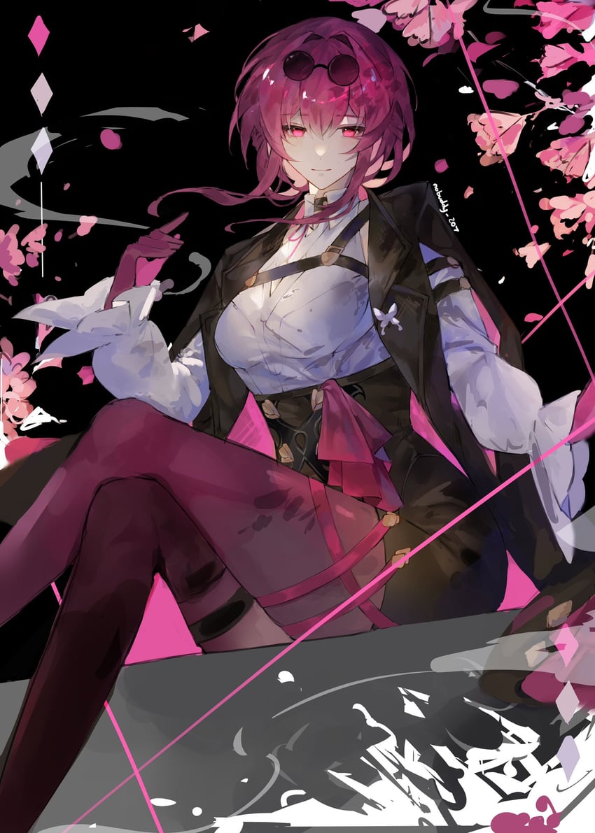 kafka (honkai and 1 more) drawn by xu_carman