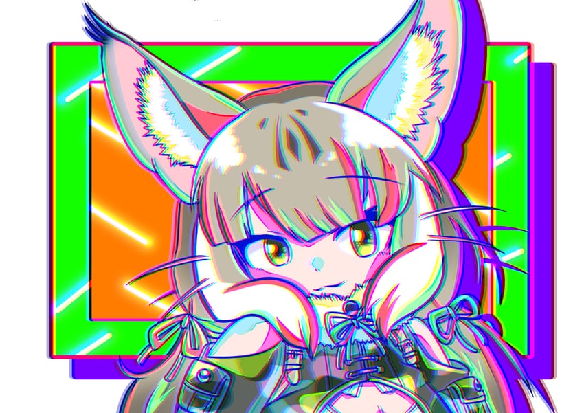 jungle cat (kemono friends and 1 more) drawn by tutti_tutio