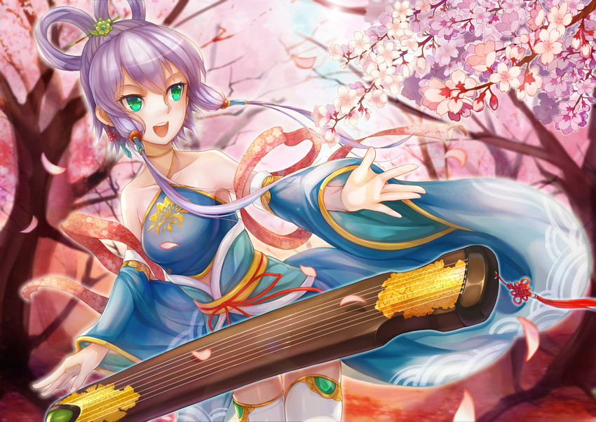 luo tianyi (vocaloid and 1 more) drawn by hua-j