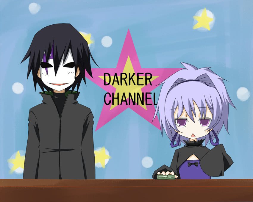 yin and hei (lucky star and 1 more) drawn by hato_haru